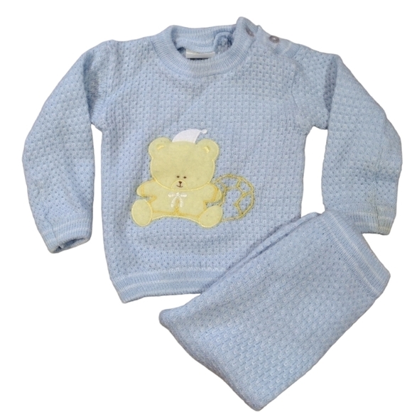 VINTAGE Baby Boy Sweater Set - Picture 2 of 4